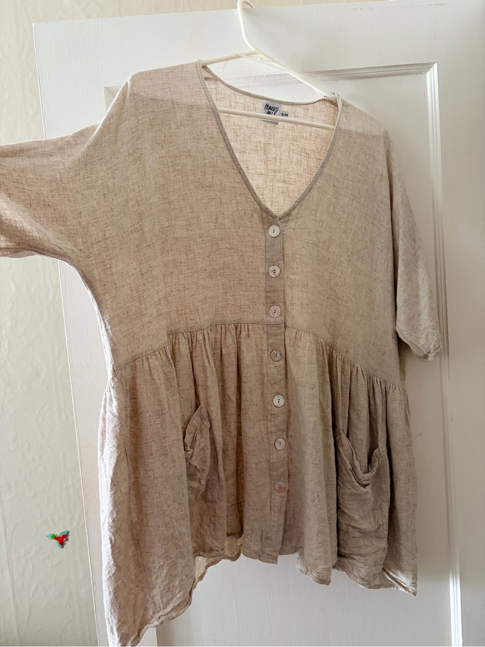 Princess Polly Button-Front Women’s Peplum Tunic